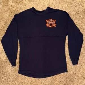 Auburn University Navy Long Sleeve Shirt